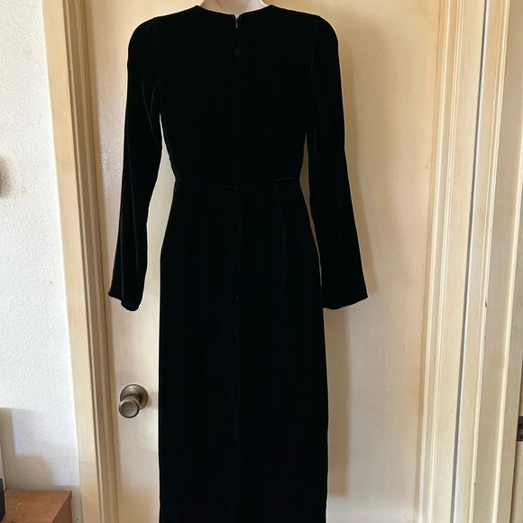 For Love and Lemons black velvet Collette midi size XS - Picture 6 of 14